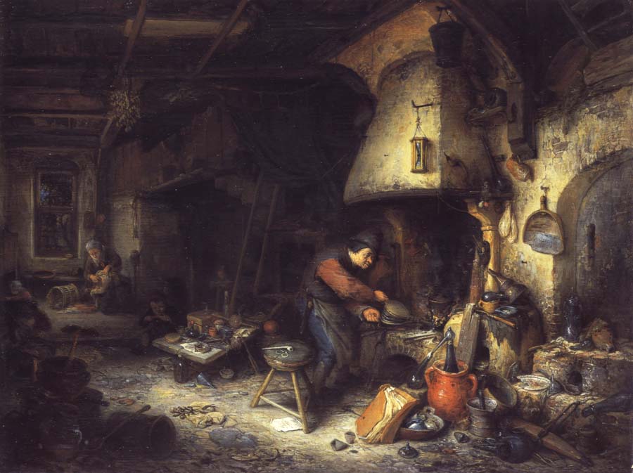 Ostade, Adriaen van An Alchemist